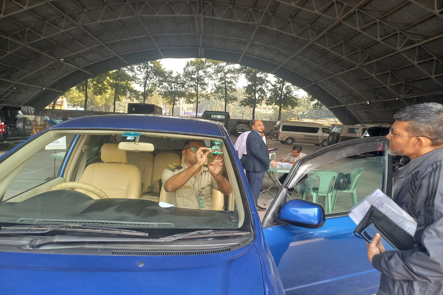 CAR INSPECTION FOR VEHICLE STICKER